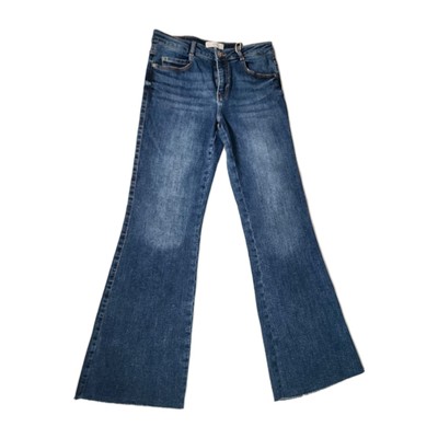 Mango MNG KIDS GIRL'S FLARE DENIM JEANS BLUE 13/14