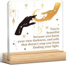 Witchy Gifts for Women Men, Inspirational Gifts for Friend Coworker, Gothic Room
