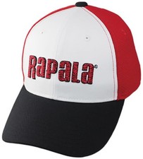 Rapala Quick Dry Half Mesh Cap Rc-201Br Black Red