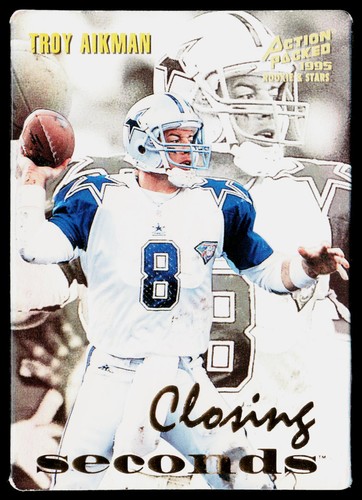 1995 Action Packed Rookies and Stars Troy Aikman #8 card