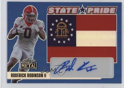 2024 Leaf Metal State Pride Blue Prismatic 9/9 Roderick Robinson II Auto 9on
