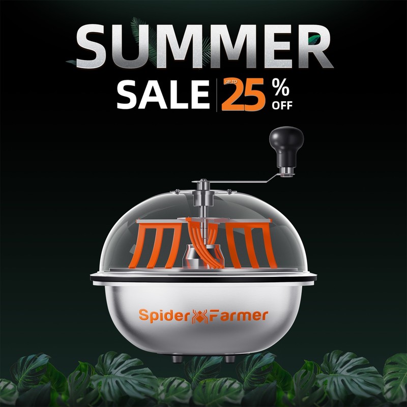 Spider Farmer 13" Bud Leaf Bowl Trimmer w/Serrated Blades Wet & Dry Cutting