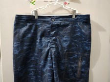 Mack Weldon Shorts Mens 35/36 Blue Board Hybrid Outdoor Utility Drawstring Camo