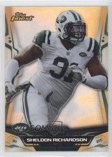 2014 Topps Finest Gold Refractor /75 Sheldon Richardson #63 0b5