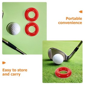  4pcs Golf Club Weight: Golf Club Swing Rings For Training - Portable Practice