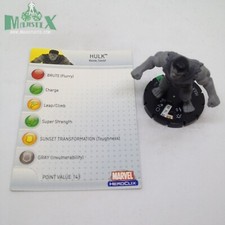 Heroclix Mutations and Monsters set Hulk 017 Uncommon figure w/card 
