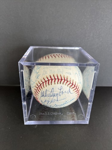 Pitching Greats HOF Signed Baseball,Ford,Feller,Palmer PSA/DNA 23 Autos,(B35) - Picture 10 of 10