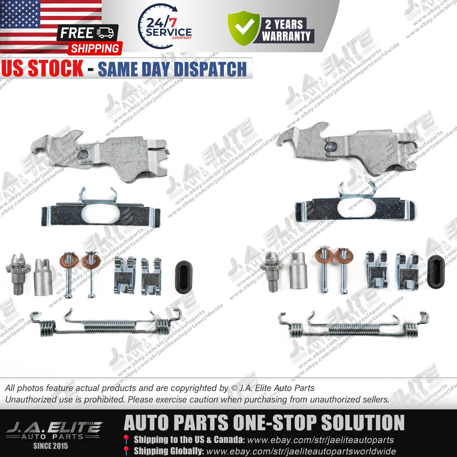 2pcs Parking Hand Brake Repair kit fit Maserati Ghibli Quattroporte 673000034