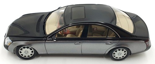 Autoart 1/18 Scale Diecast DC101023D - Maybach 57 - Black/Silver - Picture 3 of 5