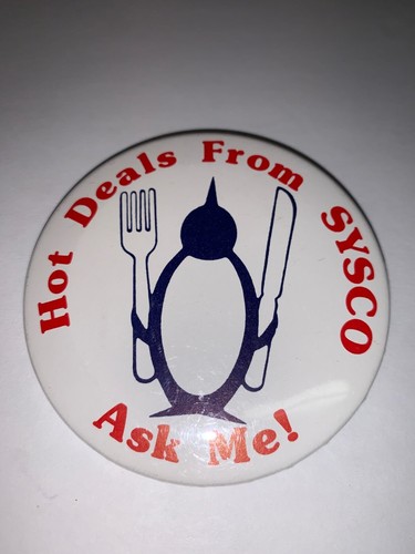 Lotto di 8 spille pubblicitarie vintage Sysco - Foto 2 di 8