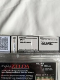 Sellado Legend of Zelda Classic NES Series Gameboy Advance WATA 8.5 A++