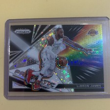 2022 Panini Prizm Prizmatic Fastbreak Disco Silver Lebron James NBA 25 LA Lakers