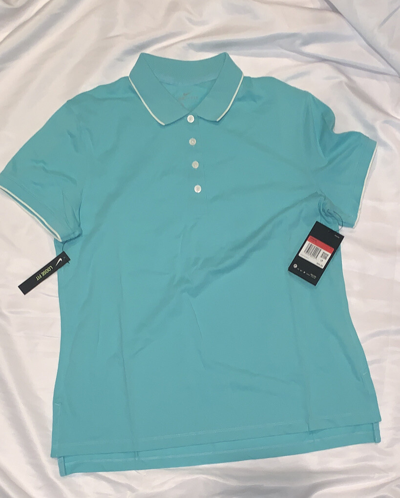 nike women's dry short sleeve golf polo
