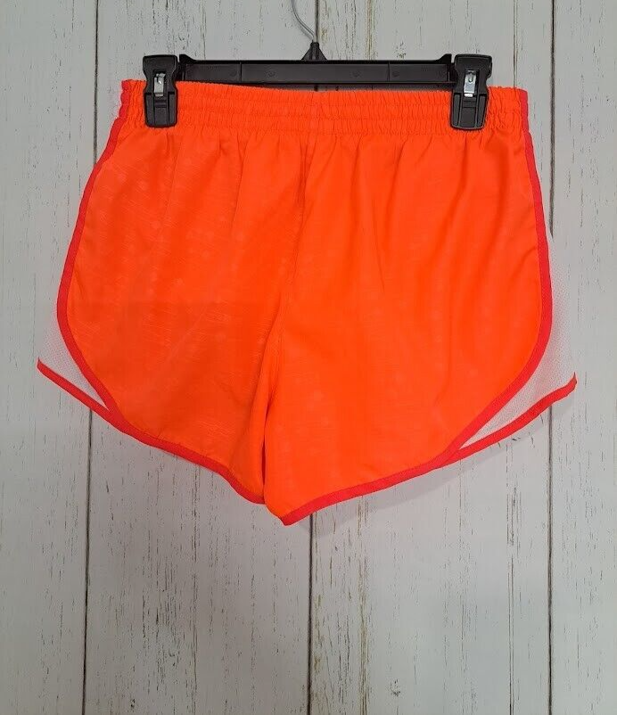 Layer 8 Performance Size Large Womens Orange White Active Running Gym