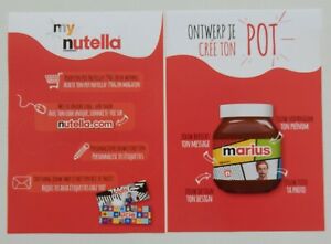 Nutella 19 Flyer Ferrero Neu Luxenburg Etikett Selber Gestalten Ebay