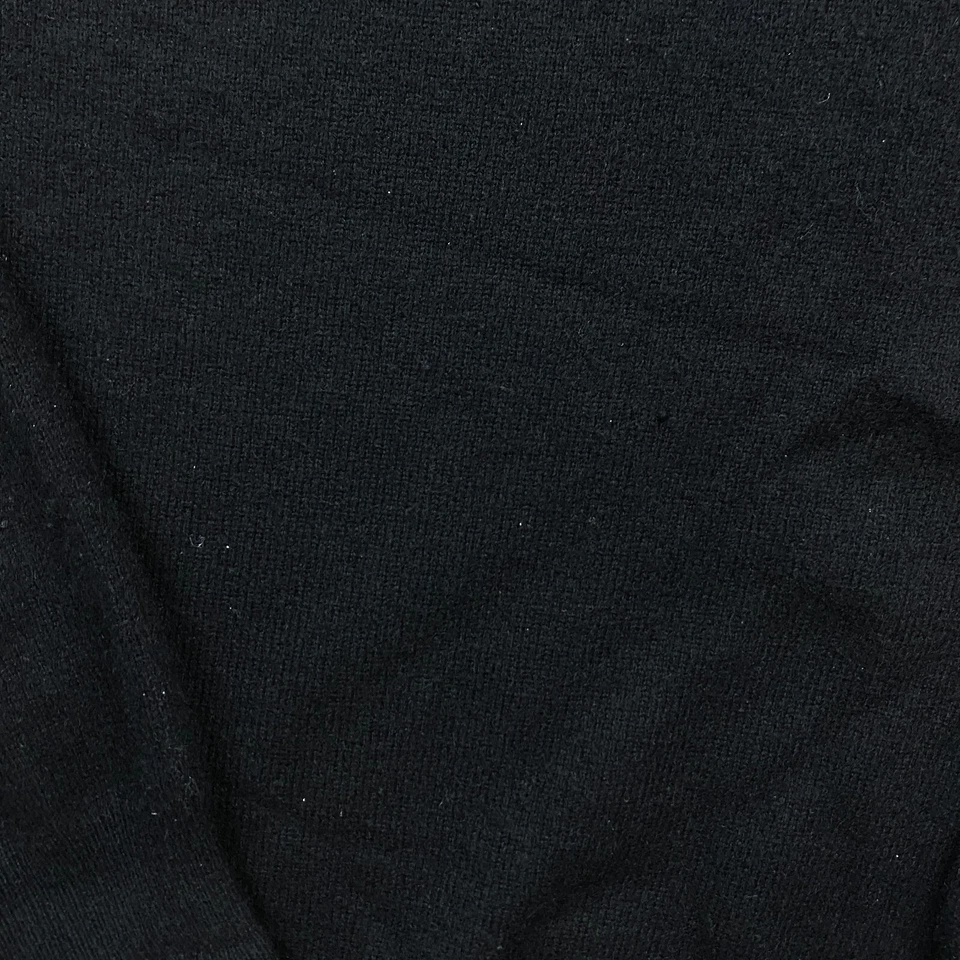 Suéter Allen Solly Cashmere Grande Negro Colección Exterior Preppy Informal Para Hombre Foto 4 de 4