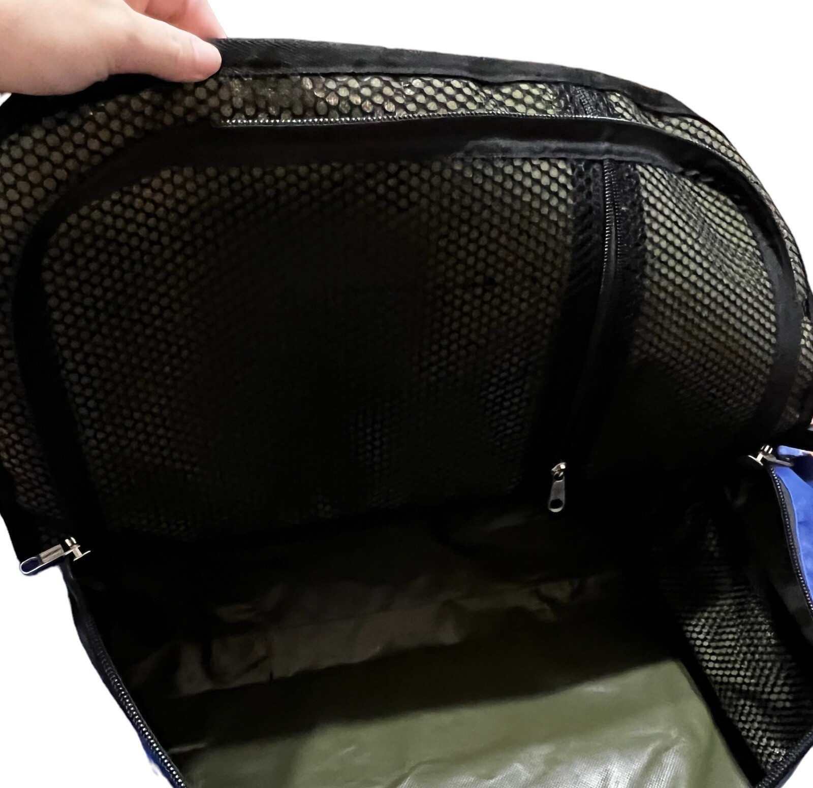 Vintage North Face Large Duffle Bag Vinyl Handle Rubb… Gem