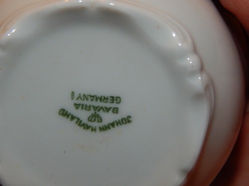JOHANN HAVILAND BAVARIA GERMANY BLUE GARLAND - 4 SETS CUPS & SAUCERS COFFEE TEA - Picture 4 of 5
