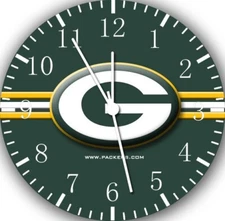 Green Bay Packers Wall Clock E311 Personalized option with adding names