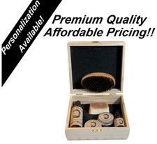 Grooming Box Kit. Includes: Beard Wash, Beard Oil, Balm, Wax, Soap, Wood Brush