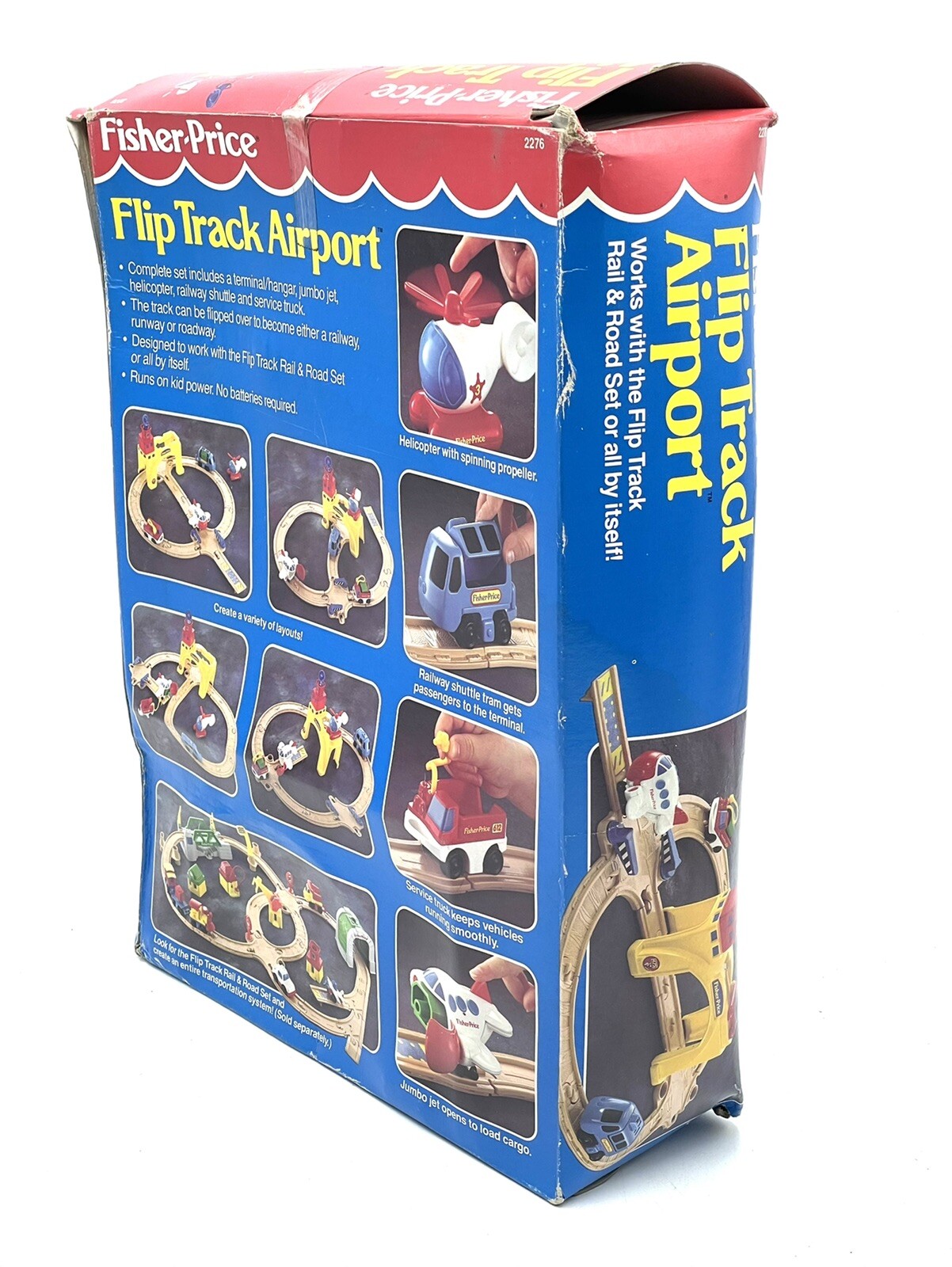 1992 Fisher Price Flip Track Airport Set New Old Stock PlaysetNIB EW