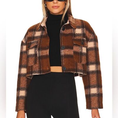 LOVERS + FRIENDS ROXY CROPPED BLAZER SHACKET SIZE XS