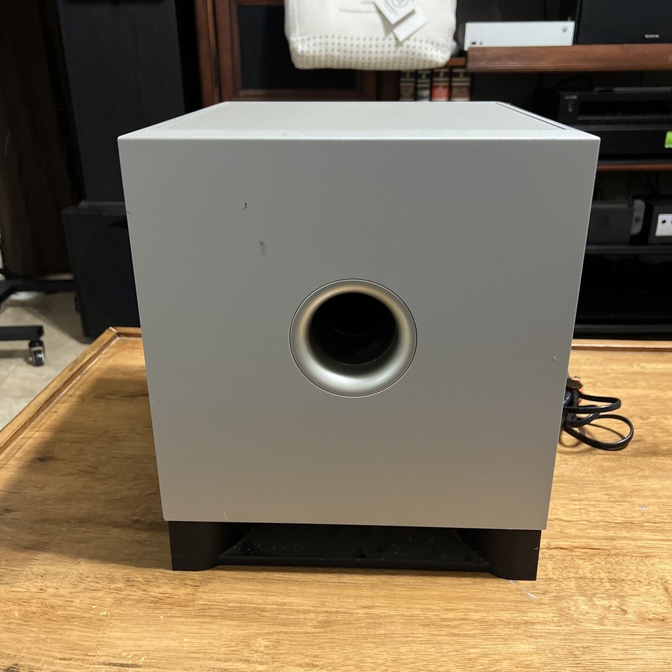 Yamaha YSTSW010 45w Powered Active Subwoofer Silver *TESTED AND WORKING* eBay