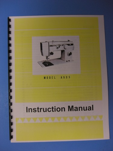 Necchi-Alco A905 Sewing Machine Manual - Printed - Picture 2 of 3