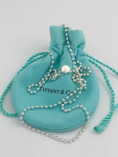Mens Unisex Dog Chain Bead Necklace 