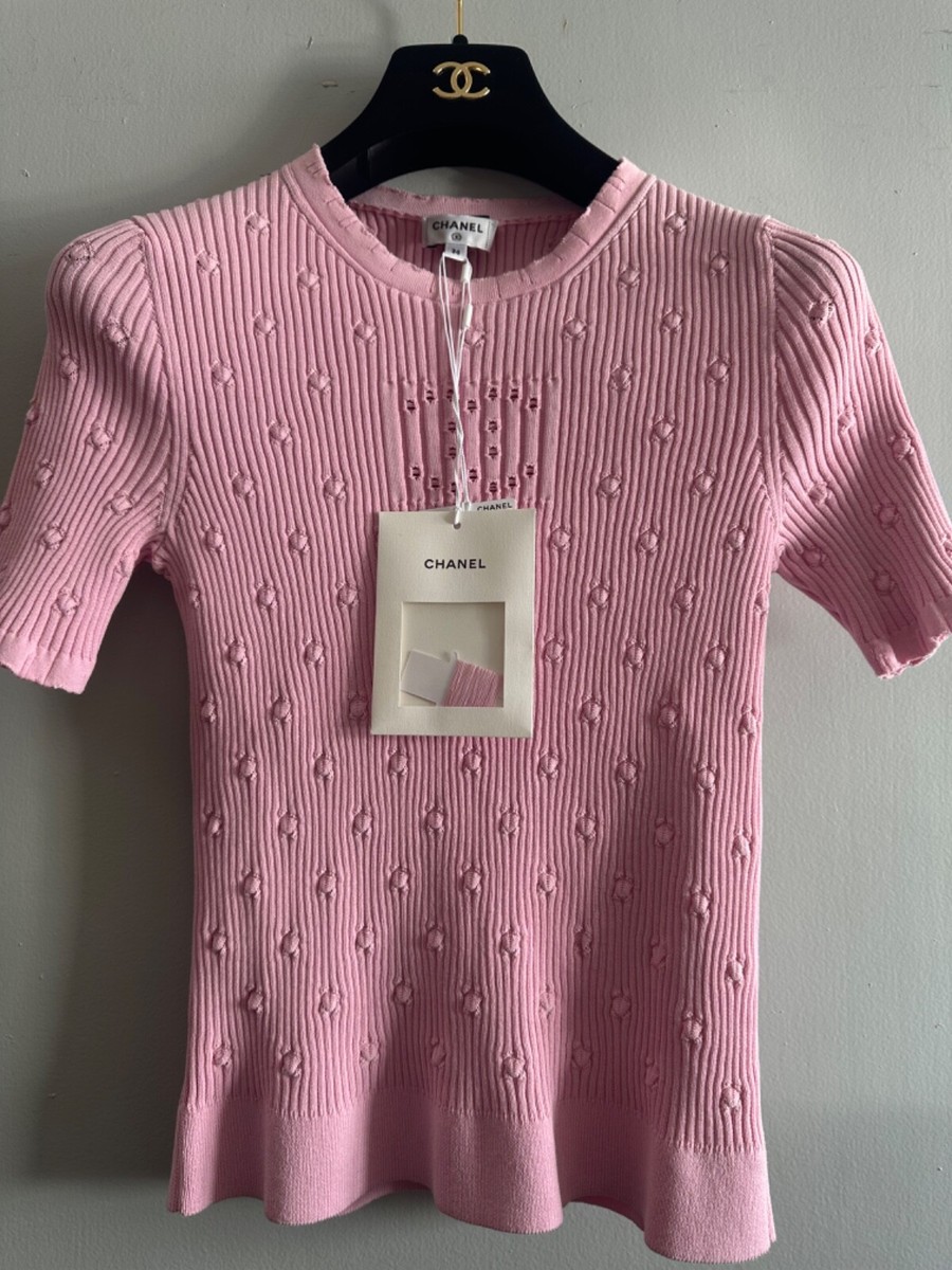 な*ー様 正規品⭐︎超特価⭐︎CHANEL ピンク　ロゴTシャツ 楽天市場】シャネル Tシャツ（カラーピンク）（トップス