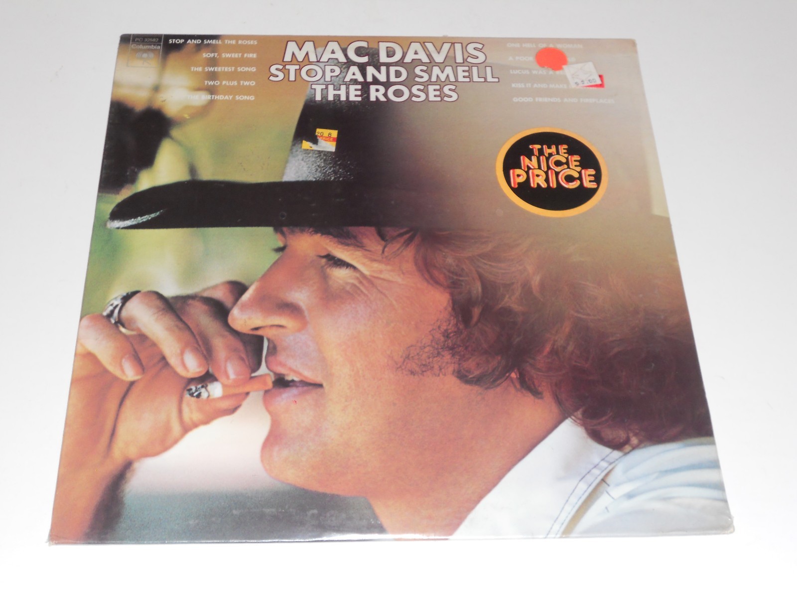MAC DAVIS New in Shrink Stop & Smell The Roses MINT Sealed PC32582