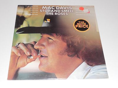 MAC DAVIS New in Shrink Stop & Smell The Roses MINT Sealed PC-32582 Columbia