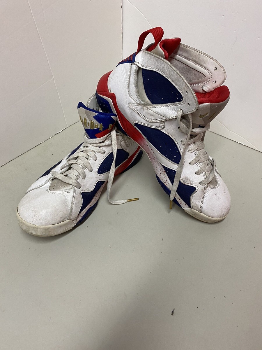 NIKE AIR JORDAN 7 VII RETRO USA OLYMPIC ALTERNATE MENS SHOES Sz 12