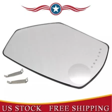 NEW Left Driver Side Power Heated Mirror Glass w/ Signal For 2016-2019 Silverado