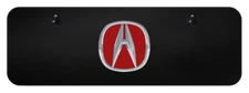 Acura 3D Colored Fill Logo Stainless Steel Mini License Plate Official Licensed