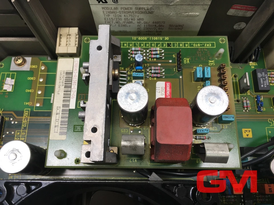 Siemens Stromversorgung 6ES5955-3LF12 Netzteil Power Supply Simatic S5 Version 9 - Bild 4 von 4