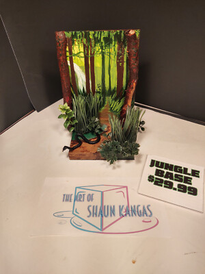 ''Run Through The Jungle'' Action Figure Scenes from Pink Carnation LLC