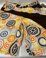 Joe Boxer Mens SZ Large Swim Trunks Multicolor Hawaiian Swimsuit Lined NWT
