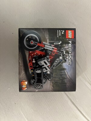 LEGO 42132 Technic Chopper Abenteuer-Bike, 2-in-1 Bausatz, Motorrad-Spielzeug