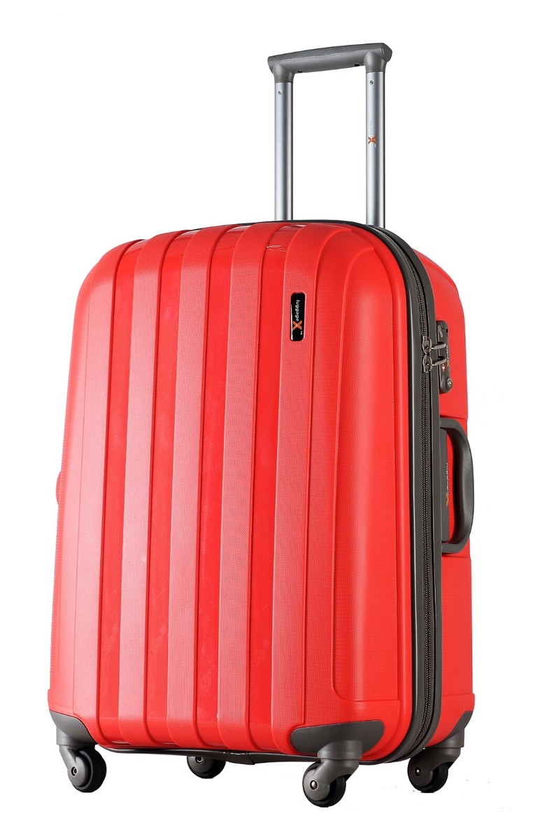 Red Extra Large Suitcase 30 Inch Lightweight Hard Luggage Case Spinner  Wheels