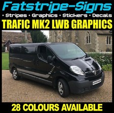 to fit RENAULT TRAFIC LWB GRAPHICS STICKERS STRIPES CAMPER DAY VAN MOTORHOME