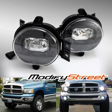 Fit 02-08 Dodge Ram 1500/2500/3500 Dual Color LED Projector Fog Lights Lamp Pair