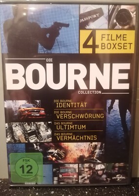 Die Bourne Collection - 4 Filme Boxset  4 DVDs
