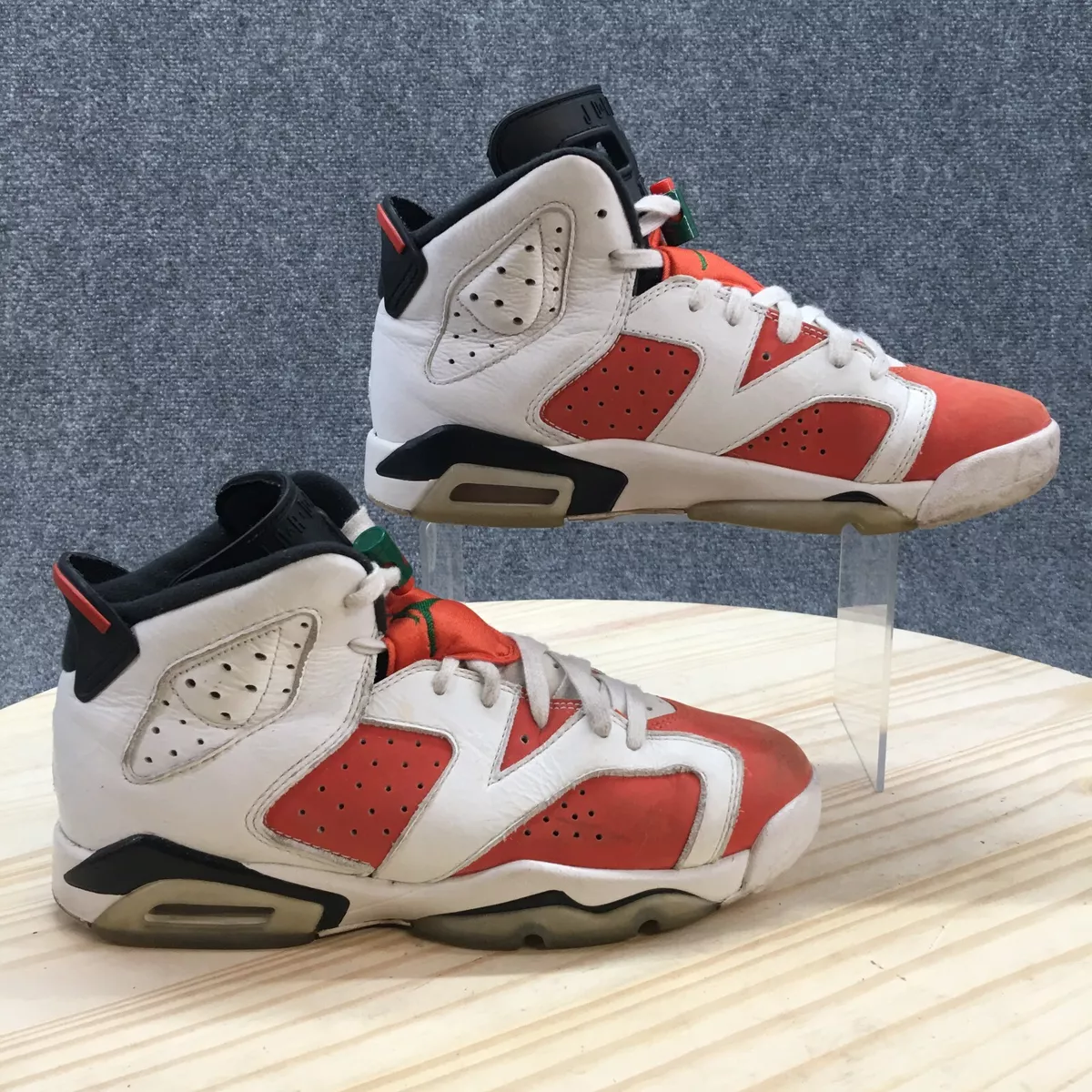 Nike Shoes Youth 5.5 Womens 7 Jordan 6 Retro Gatorade Like Mike White 384665 145