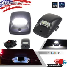 For 2005-15 Toyota Tacoma/00-13 Tundra Full LED Black License Plate Lights Lamps