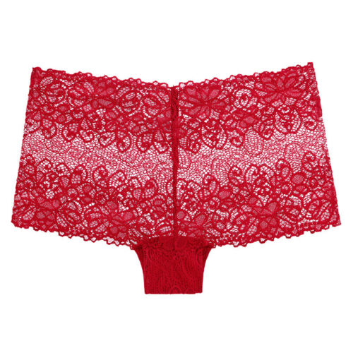 Damen High Waist Höschen Sexy Spitze Unterwäsche Übergröße Atmungsaktiv Hohl Slip - Bild 2 von 8