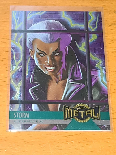MARVEL COMICS STORM 1995 FLEER METAL ALTERNATE M #135