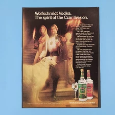 1979 Wolfschmidt Vodka Print Advertisement