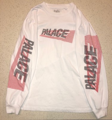 Palace 3-P Longsleeve (white) | eBay
