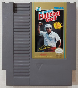 Lee Trevino's Fighting Golf w/ Box & Sleeve (NES, 1989) CLEANED & TESTED